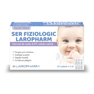 Suero fisiológico, 20 unidades x 5ml, Laropharm