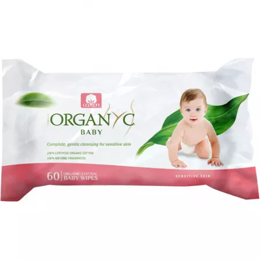 Comprar Toallitas húmedas para bebé, 60 unidades, Organyc Baby Toallitas húmedas para bebé, 60 unidades, Organyc Baby