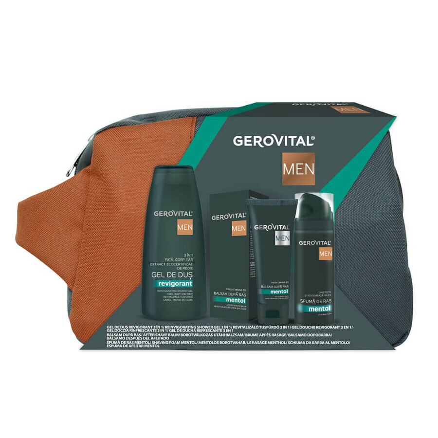 Shop Set Gerovital Men After Shave Balsam 100ml, Rasierschaum 200ml, Duschgel 400ml, Farmec Set Gerovital Men After Shave Balsam 100ml, Rasierschaum 200ml, Duschgel 400ml, Farmec