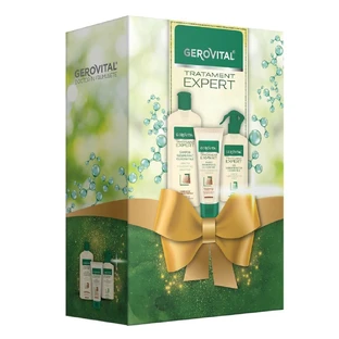 Gerovital Expert Behandlungsset Shampoo 250ml, Maske 150ml und Serum 150ml, Farmec