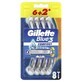 Gillette Blue 3 Comfort disposable razor with 3 blades, 6 + 2 pieces, P&amp;amp;G