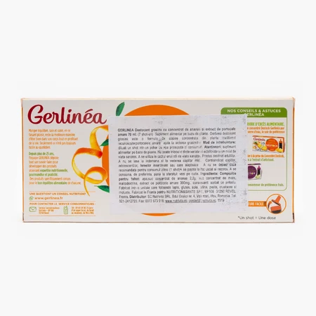 Shot concentraat met ananas, 70 ml, Gerlinea