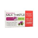 Silimarina + Colina Cardo mariano 1000 mg, 90 + 30 cápsulas, Zdrovit