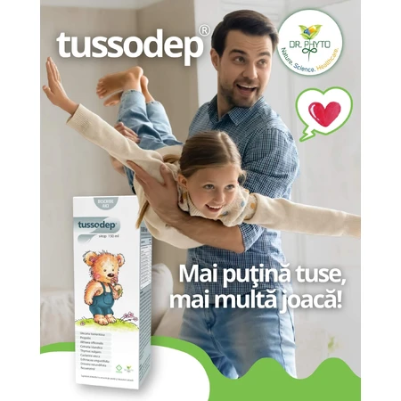 Tussodep jarabe para la tos para niños, 150 ml, Dr. Phyto