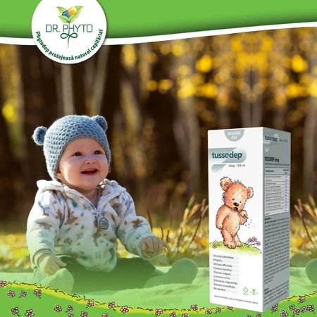 Tussodep jarabe para la tos para niños, 150 ml, Dr. Phyto