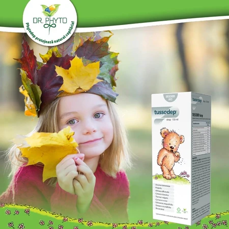 Tussodep jarabe para la tos para niños, 150 ml, Dr. Phyto