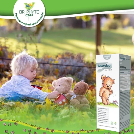 Tussodep jarabe para la tos para niños, 150 ml, Dr. Phyto
