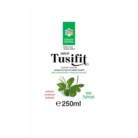 Hoestsiroop, Tusifit, 250 ml, Steaua Divină