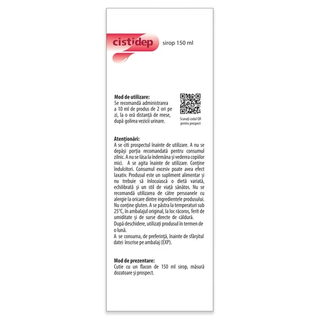 Cistidep baby syrup, 150 ml, Dr. Phyto