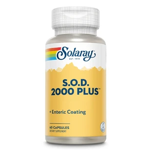 SOD 2000 Plus Solaray, 60 cápsulas, Secom