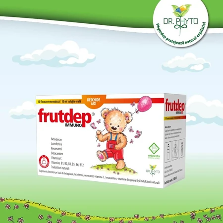 Frutdep Immuno oral solution, 10 vials, Dr. Phyto