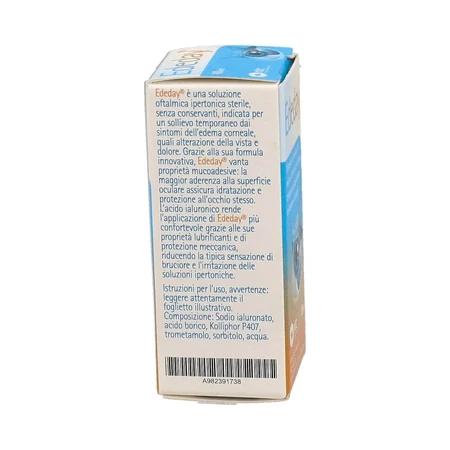 Ededay steriele hypertonische oogheelkundige oplossing, 10 ml, NTC