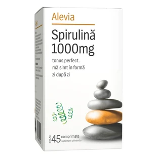 Spirulina 1000mg, 45 tabletten, Alevia