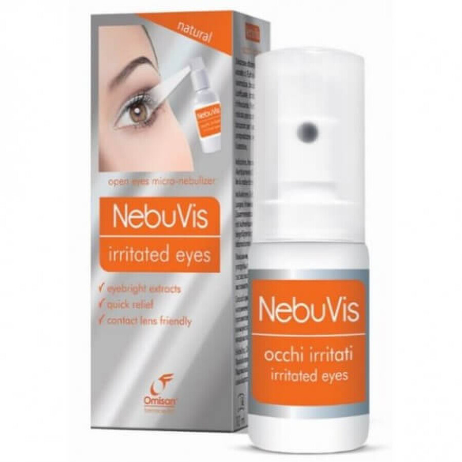 Buy NebuVis micro-nebulizer spray for eyes wrinkled with catnip, 10 ml, Omisan Farmaceutici NebuVis micro-nebulizer spray for eyes wrinkled with catnip, 10 ml, Omisan Farmaceutici
