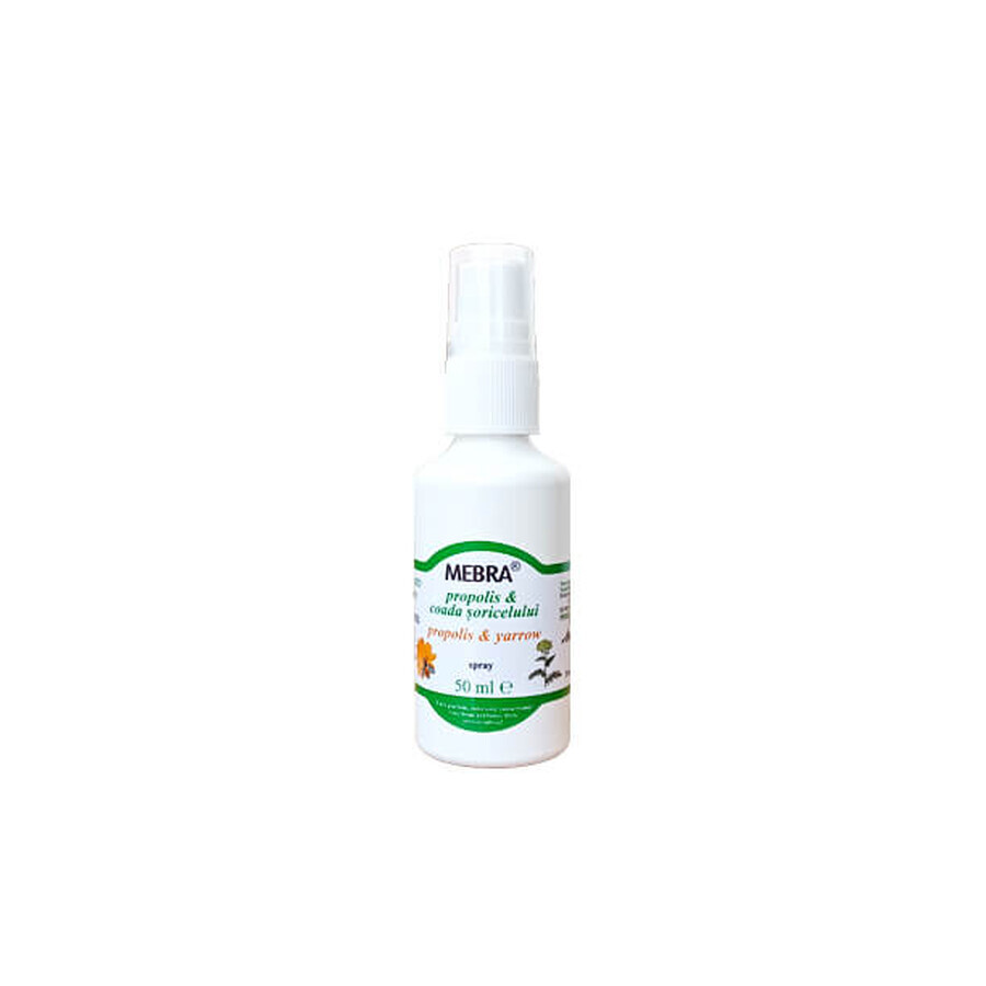 Buy Spray with propolis and mouse tail, 50 ml, Mebra Spray with propolis and mouse tail, 50 ml, Mebra