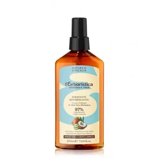 Feuchtigkeitsspray mit natürlichem Kokosnusswasser und Bio-Aloe Vera-Saft, 200 ml, L'Erboristica