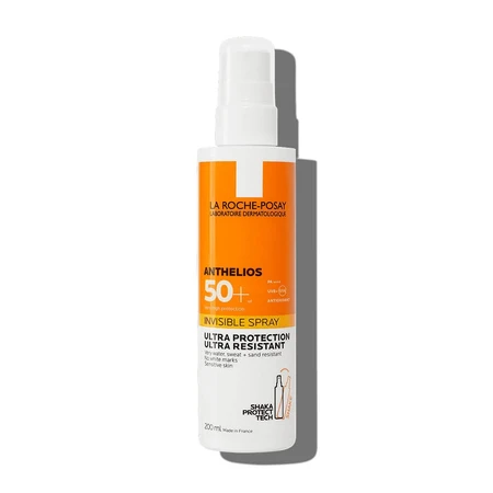 La Roche-Posay Anthelios Invisible Fragrance-Free Spray SPF 50+ , 200 ml