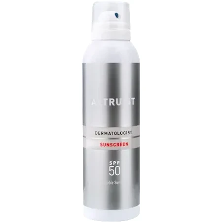 Dermatoloog Zonnebrand Hypoallergeen Onzichtbare Zonnebrand Spray SPF50, 200 ml, Altruist