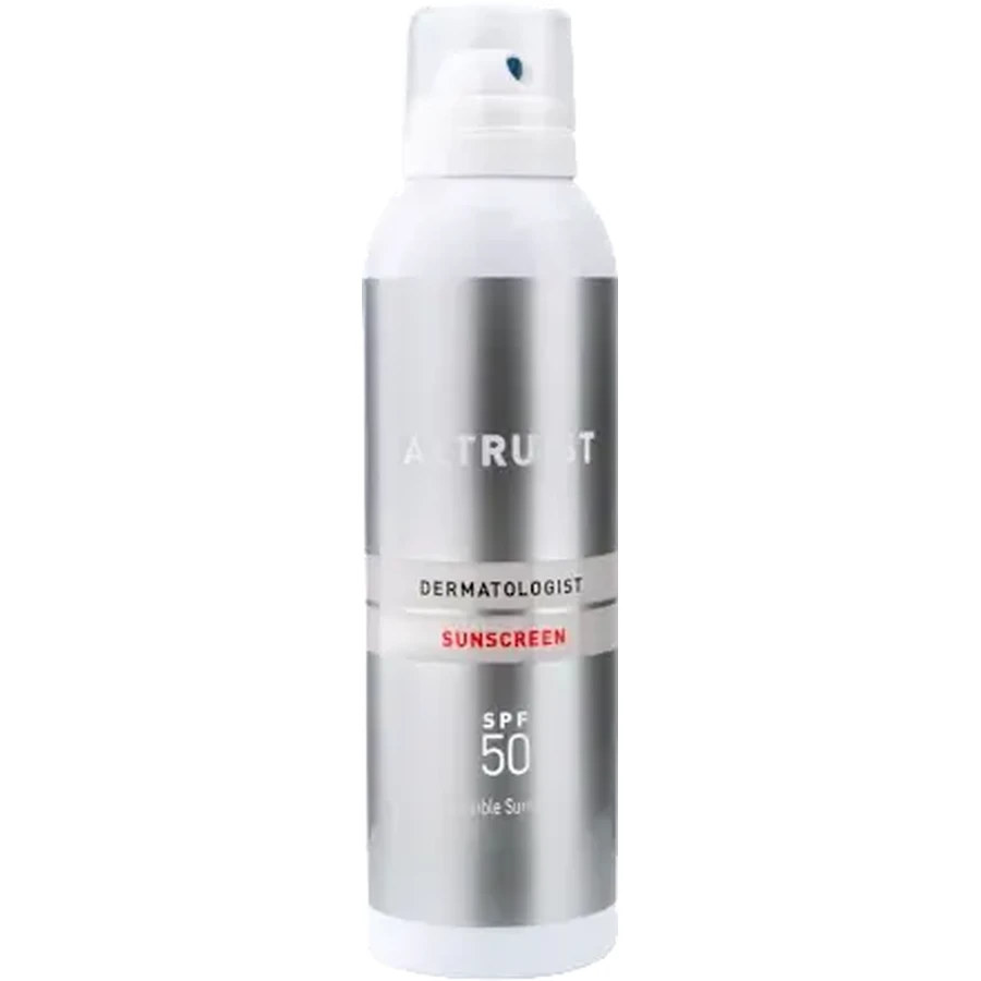 Dermatoloog Zonnebrand Hypoallergeen Onzichtbare Zonnebrand Spray SPF50, 200 ml, Altruist