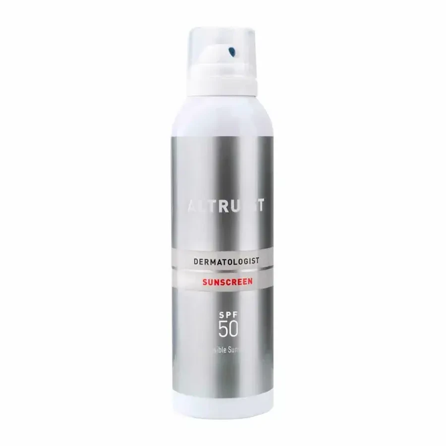 Dermatoloog Zonnebrand Hypoallergeen Onzichtbare Zonnebrand Spray SPF50, 200 ml, Altruist