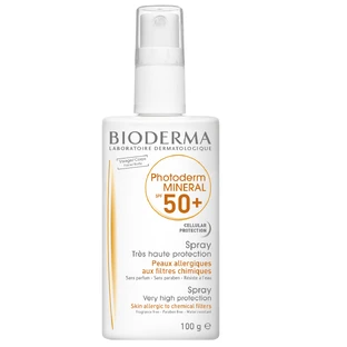 Spray de protección solar con SPF 50+ Photoderm Mineral, 100 ml, Bioderma