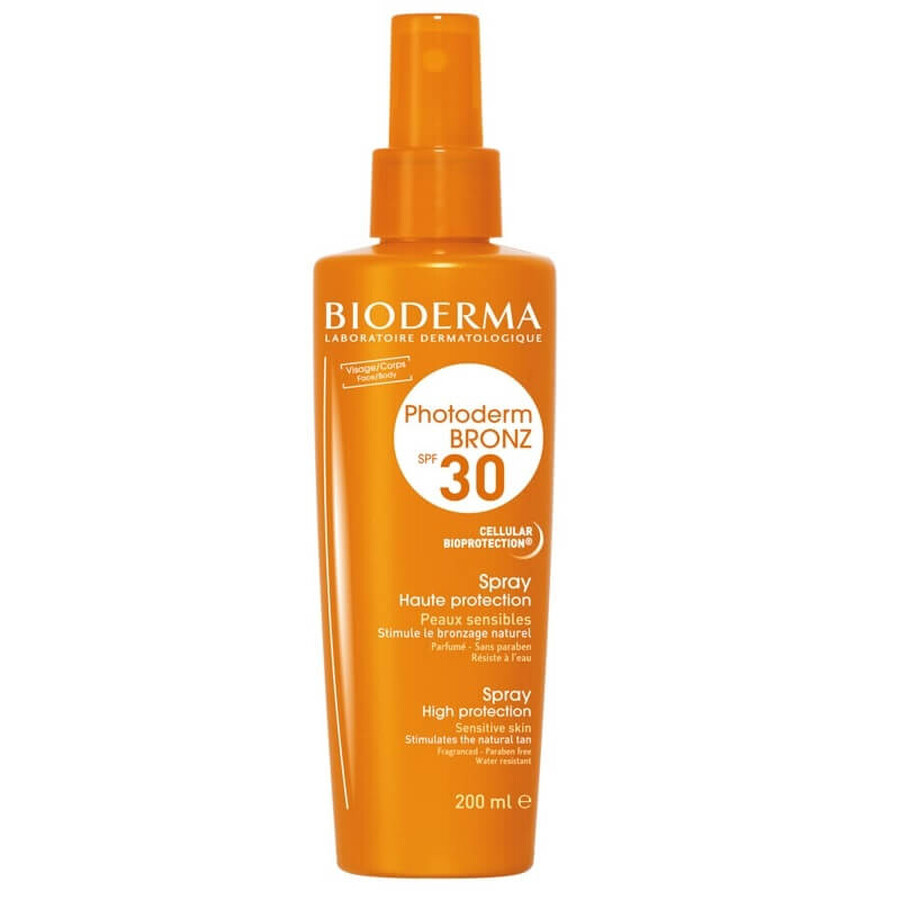Acquista Bioderma Photoderm - Bronz Spray SPF30 Pelle Sensibile Chiara, 200ml Bioderma Photoderm - Bronz Spray SPF30 Pelle Sensibile Chiara, 200ml
