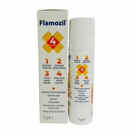 Flamozil Wundbehandlungsspray, 75 g, Labor-Austernschale