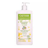 Bio body and hair cleansing foam for the whole family, 1L, Cattier