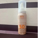 Espuma facial unisex Daily Defence SPF 50, 75 ml, Evy Technology