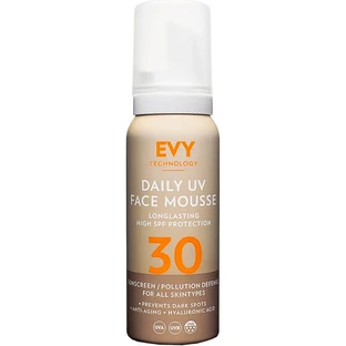 Daily UV Unisex Gesichtsschaum SPF 30, 75 ml, Evy Technology