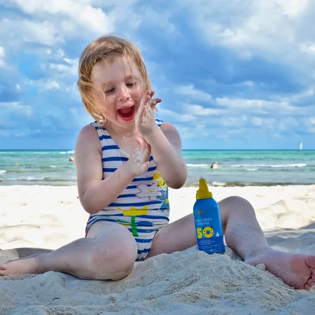 Gezichts- en lichaamsschuim voor kinderen SPF 50, 150 ml, Evy Technology 