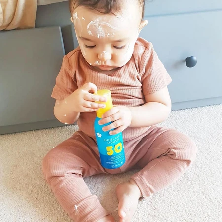 Gezichts- en lichaamsschuim voor kinderen SPF 50, 150 ml, Evy Technology 