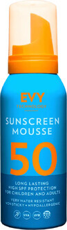Unisex face and body mousse SPF 50, 100 ml, Evy Technology