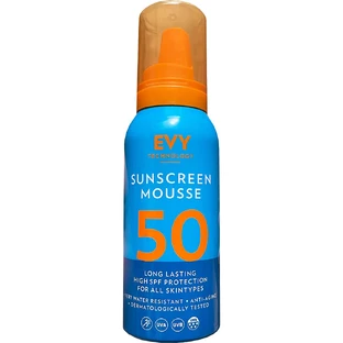 Unisex face and body mousse SPF 50, 100 ml, Evy Technology