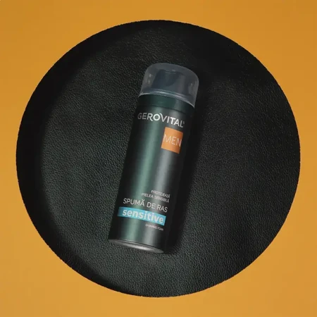 Gerovital Men Sensitive Espuma de afeitar, 200 ml