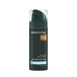 Gerovital Men Sensitive Espuma de afeitar, 200 ml