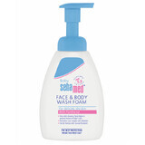 Dermatological cleansing foam for face and body, 400 ml, Sebamed Baby