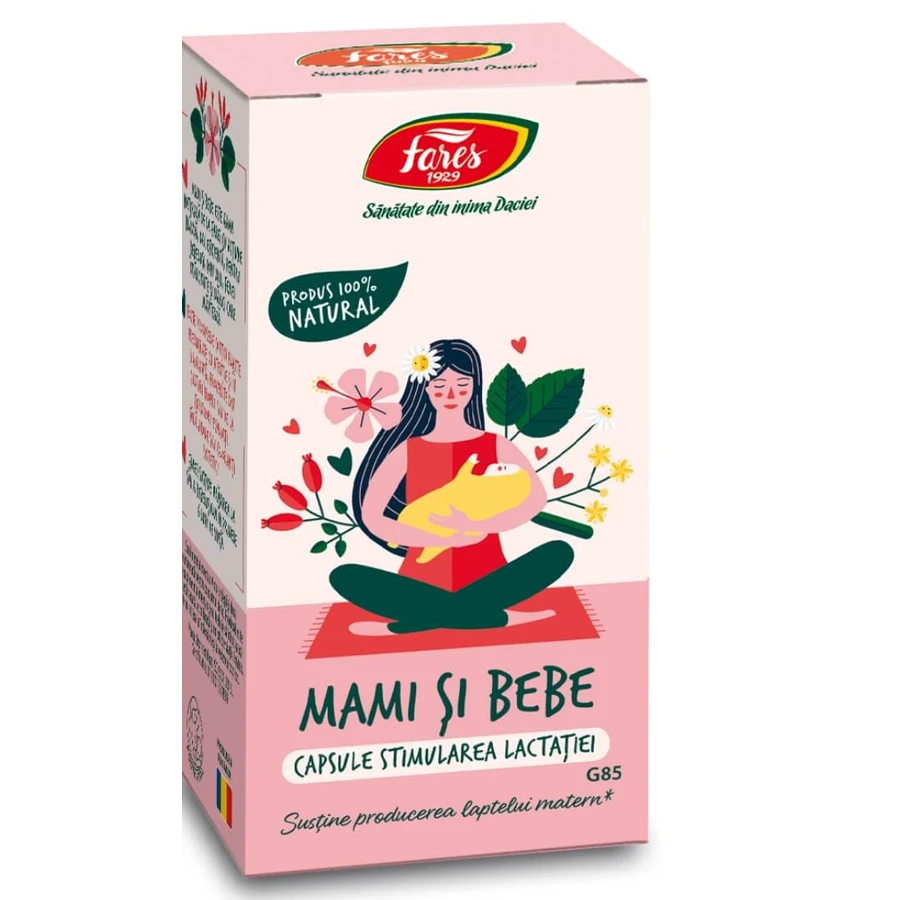 Mama und Baby Stimulation der Laktation, G85, 60 Kapseln, Fares