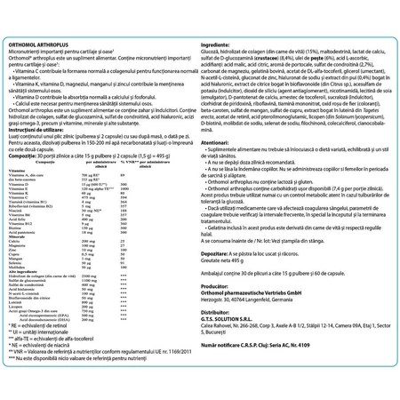 Orthomol Arthro Plus, 30 Kapseln