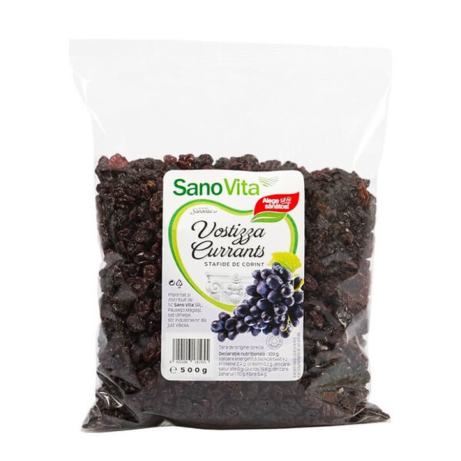 Cumpără Struguri uscati de Corint, 500 g, Sanovita Struguri uscati de Corint, 500 g, Sanovita