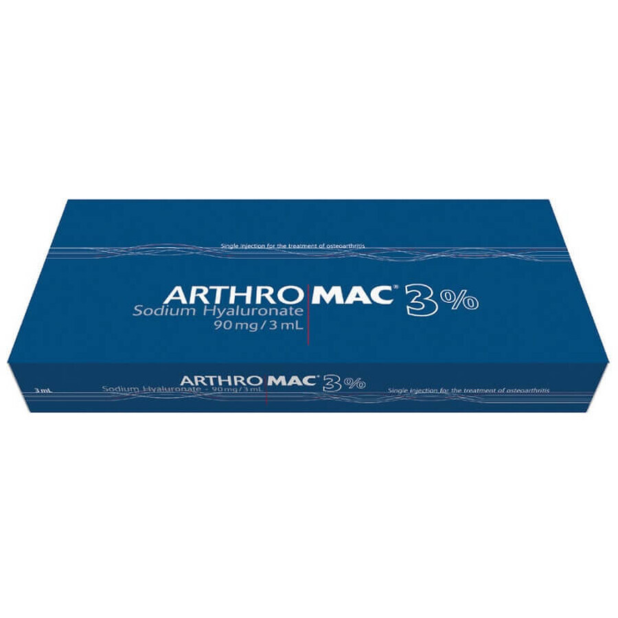 Arthromac 3%, 1 siringa preriempita, Distribuzione Arthromac