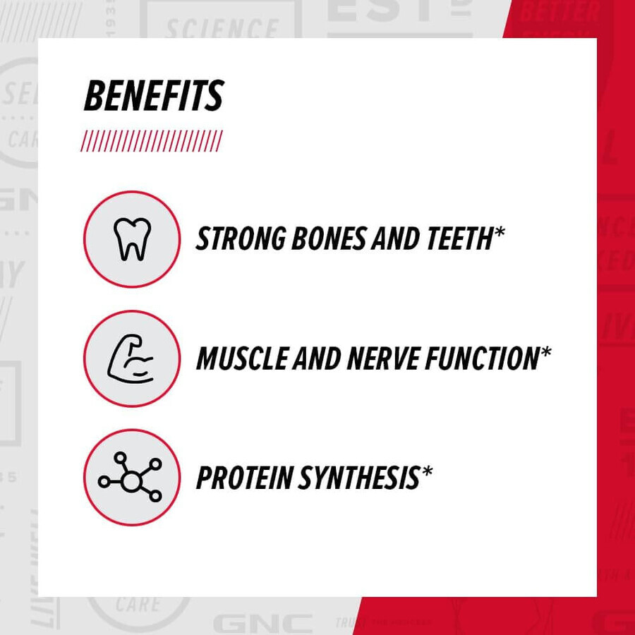Super Magnesium 400 mg (136912), 90 Tabletten, GNC