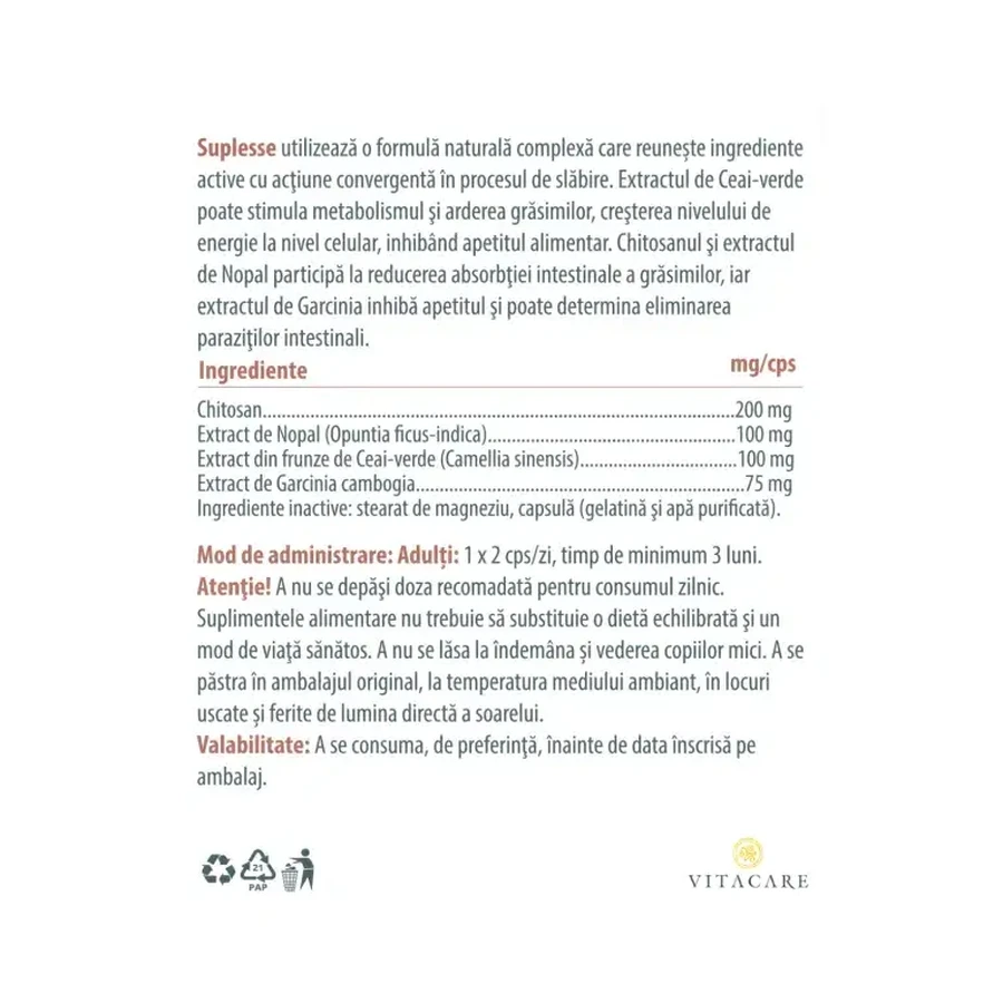 Suplesse, 30 Kapseln, Vitacare
