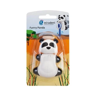 Zahnbürstenhalter mit Saugnäpfen Panda, Miradent