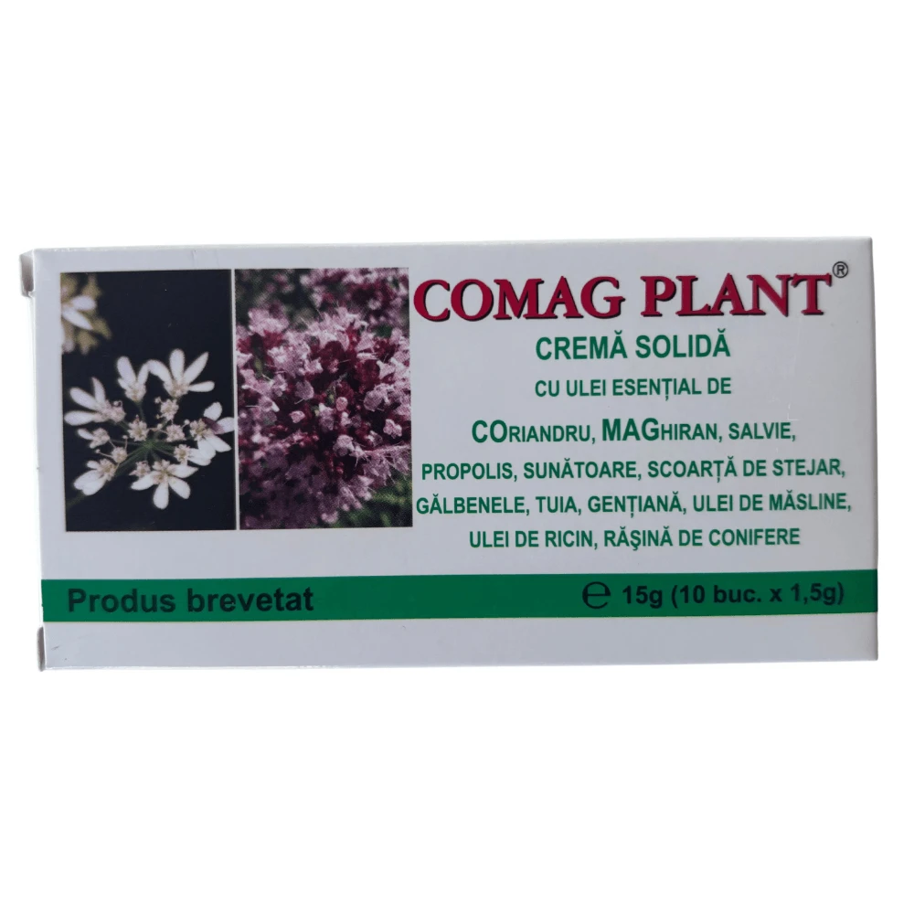 Comag Plant solid cream suppositories with essential oils, 10 pieces,…