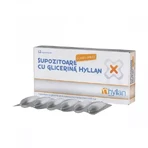 Supositorios de glicerina 2500 mg para adultos, 12 unidades, Hyllan