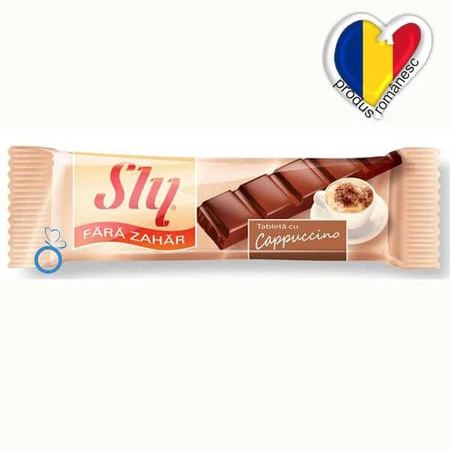 Comprimido dietético con capuchina sin azúcar, 25g, Sly Nutrition