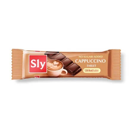 Comprimido dietético con capuchina sin azúcar, 25g, Sly Nutrition