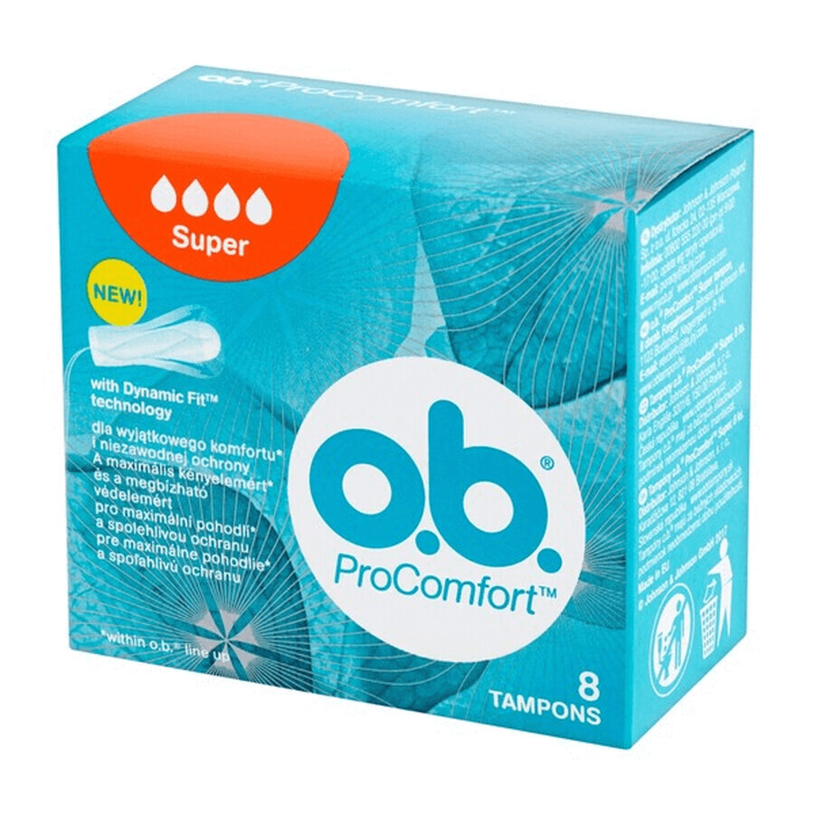 Comprar Almohadillas ProComfort Super, 8 piezas, OB Almohadillas ProComfort Super, 8 piezas, OB