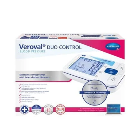 Tensiómetro Veroval Duo Control talla L (925525), circunferencia 32-42 cm, Hartmann